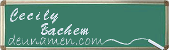 Cecily Bachem Visitenkarte